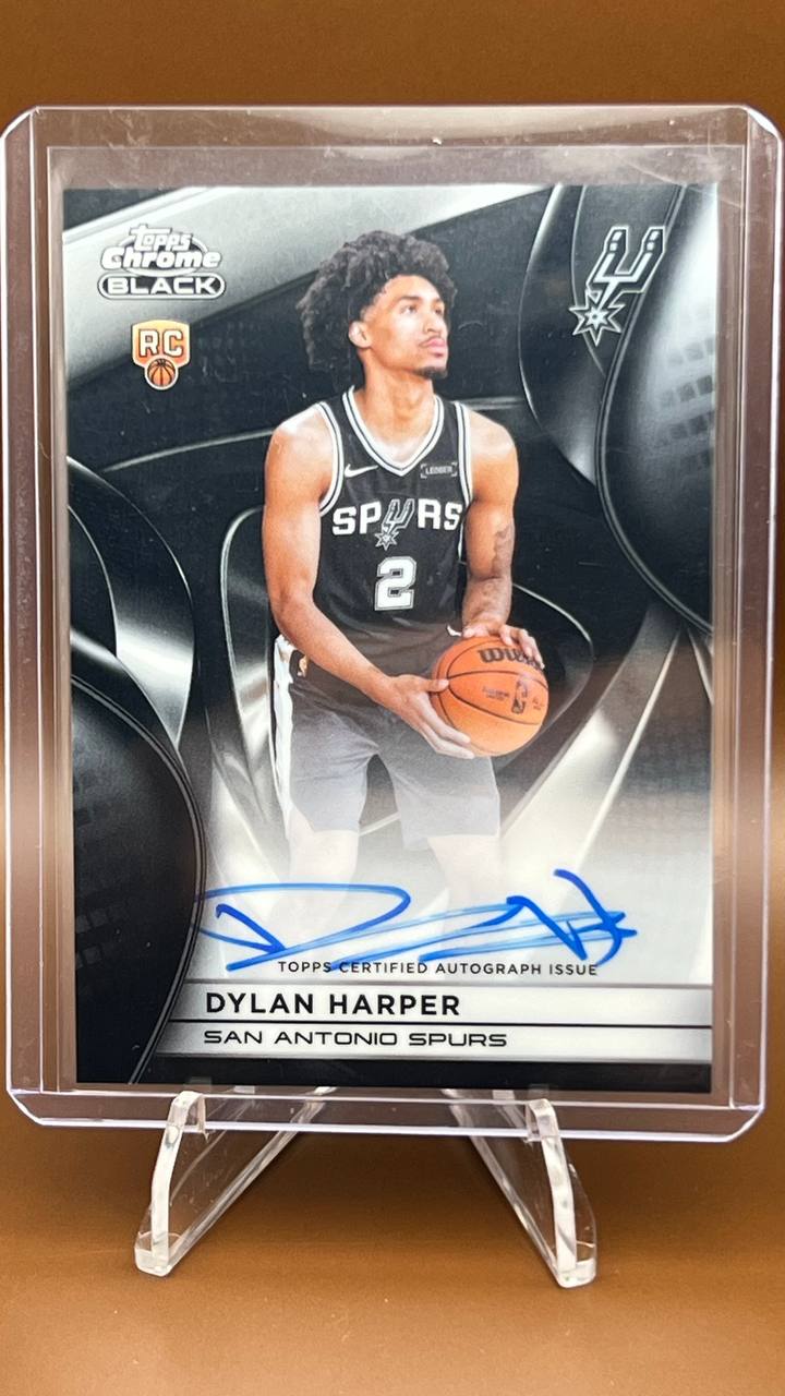 2025 Topps Chrome Black Dylan Harper Auto #RA-DH